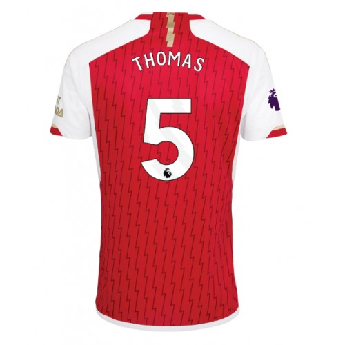 Fotbalové Dres Arsenal Thomas Partey #5 Domácí 2023-24 Krátký Rukáv